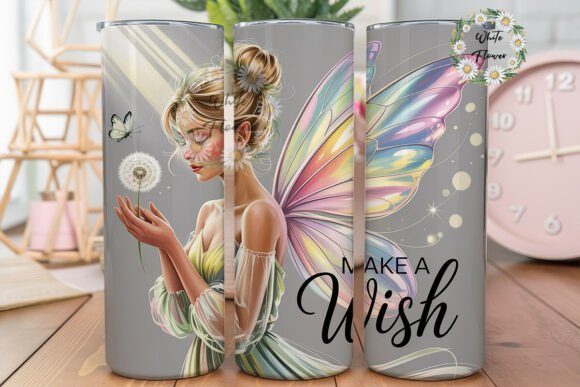 Dreamy Fairy Dandelion 20oz Tumbler Wrap
