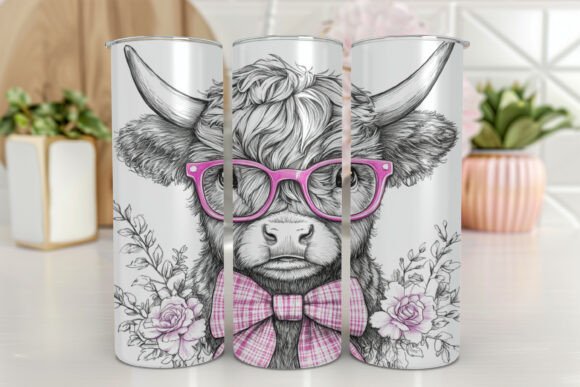 Highland Cow Tumbler Wrap Tumbler