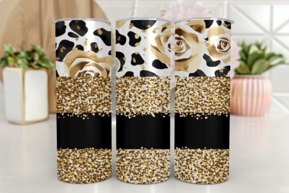 Leopard Drip Tumbler Wrap