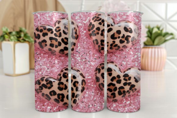 Leopard Matte Tumbler Sublimation Design