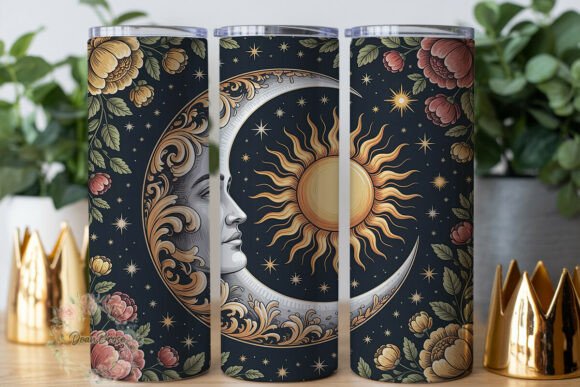 Mystical Sun Moon Celestial 20oz Tumbler