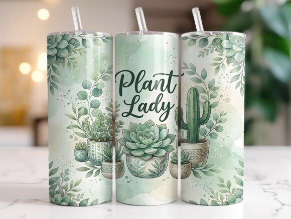 Plant Lover Tumbler Wrap Sublimation