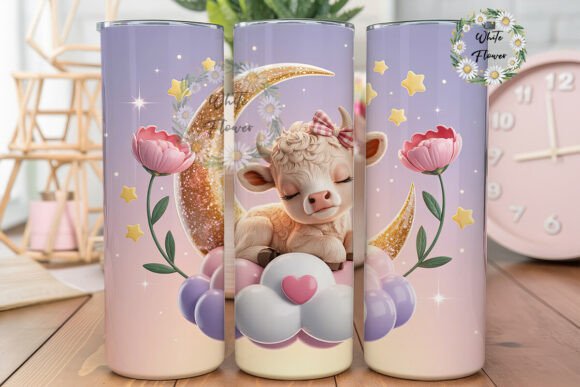 Sleeping Calf Floral 20oz Tumbler Wrap