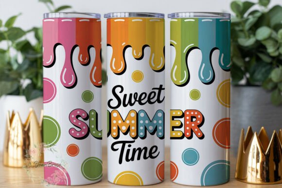 Sweet Summer Time Polkadot Tumbler